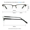 thumbnail image 3 of Member's Mark Semi-rimless Metal Reading Glasses, 3 pk., 3 of 7