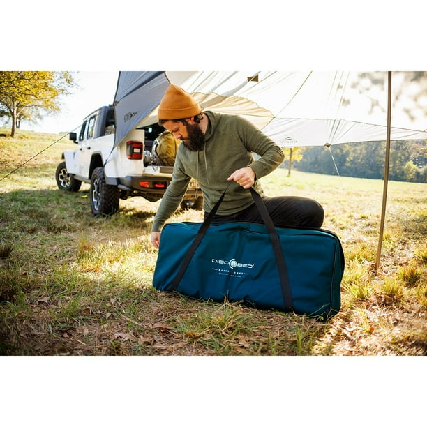 Large Disc-O-Bed Single Cot with Side Organizer
