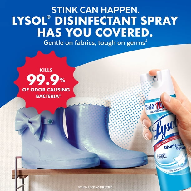 Lysol Disinfectant Spray, Crisp Linen 19 oz., 3 pk. - Samsclub.com