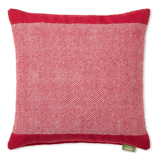 Town & Country Terra Alara Solid Border Decorative Pillow