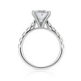 thumbnail image 4 of Lab Created Oval Cut Diamond Ring, 4 of 9