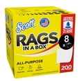 thumbnail image 1 of Scott Rags In a Box, White, All Purpose 350 Sheets/Box, 1 of 3