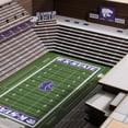 thumbnail image 3 of YouTheFan Kansas State Wildcats 25-Layer Football Stadium View 3D Wall Art, 3 of 5