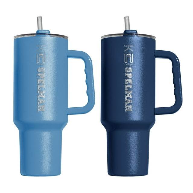 Logo Brands Spelman College Jaguar 40oz. Etch SS Tumbler 2pk.