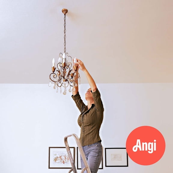 Angi Chandelier Installation
