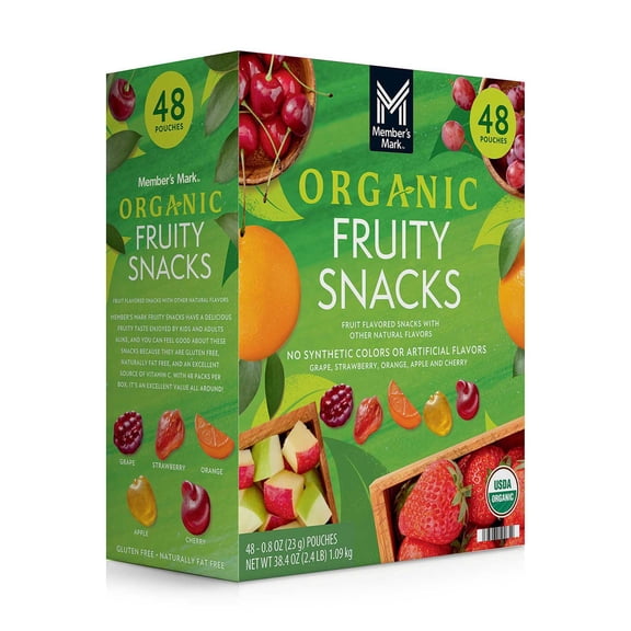 Member’s Mark Organic Fruit Snacks, 48 ct.