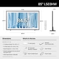 thumbnail image 4 of SAMSUNG 85” Class The Frame Pro Series LS03HW Neo QLED 4K Vision AI Smart Tizen TV, 4 of 15