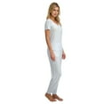 thumbnail image 2 of Steve Madden Women's Short Sleeve Top & Pant Pajama Set, 2 of 5