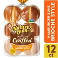 thumbnail image 3 of Nature's Own Perfectly Crafted Brioche Style Hamburger Buns 12 ct., 3 of 7
