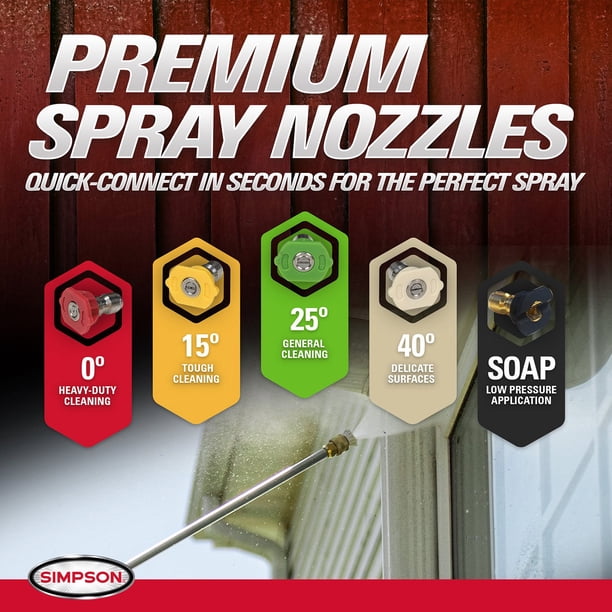 Simpson 3400 PSI at 2.5 GPM HONDA® GX200 with CAT Triplex Plunger