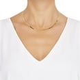 thumbnail image 4 of Herringbone Chain Necklace in 14K Gold, 4 of 9