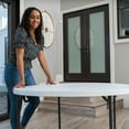 thumbnail image 11 of Lifetime 48" Fold-in-Half Round Commercial Grade Table, White Granite , 11 of 12