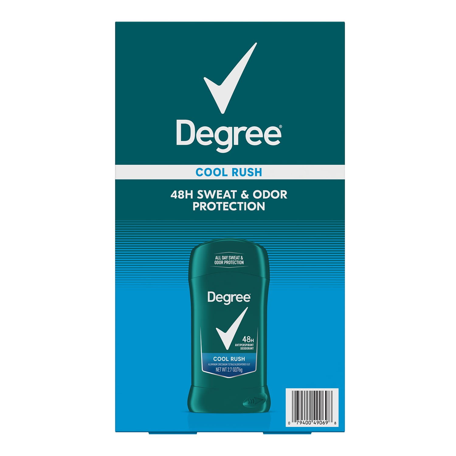 Degree Men Antiperspirant Deodorant, Cool Rush, 2.7 oz., 5 pk