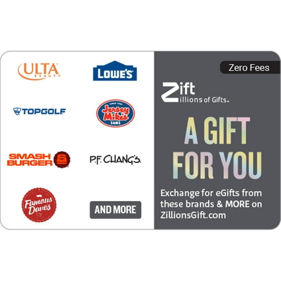 A Gift for You $50 Grey eGift Card – Zift Zillions of Gifts