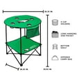 thumbnail image 3 of Logo Brands NCAA 27.6" Round Tailgate Table with Shelf, 3 of 5
