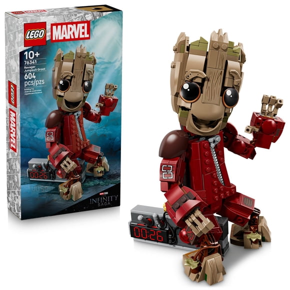 LEGO Marvel Ravager Jumpsuit Groot Kids Toy, 604 pc.