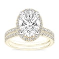 thumbnail image 1 of Lab Created Diamond 3.60 CT.T.W. Oval Cut Bridal Set, 1 of 8