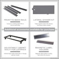 thumbnail image 7 of Hirsh 36" Wide 2 Drawer Lateral Combo File Cabinet, Black, 7 of 11