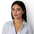 thumbnail image 6 of Semi Solid Rope Chain Necklace in 14K Gold, 6 of 10