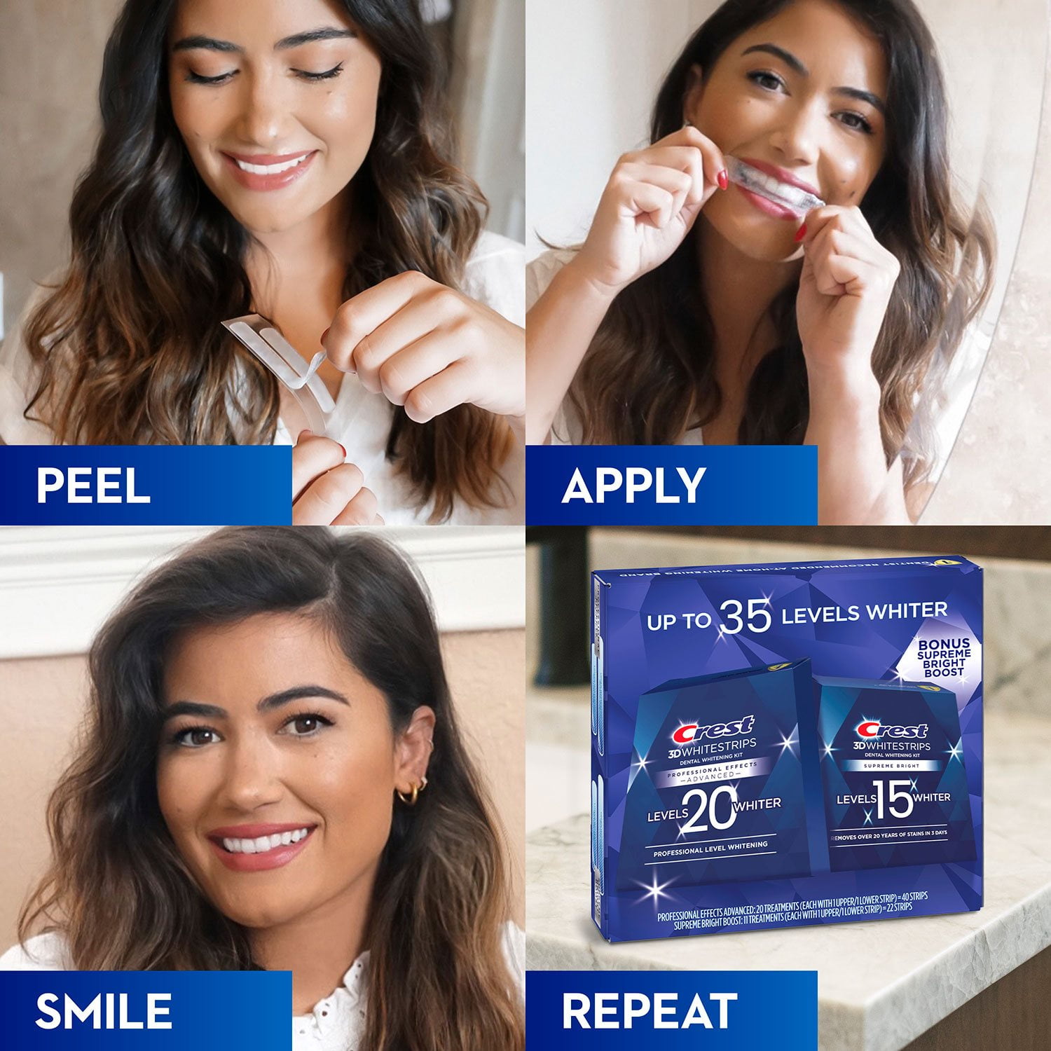 Crest 3D Whitestrips Whitening Kit - Thumbnail 4