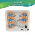 thumbnail image 4 of Lifesmart LS350 Plus 5-Person 28-Jet 110v Plug and Play Spa with Thermal Locking Cover, 4 of 10