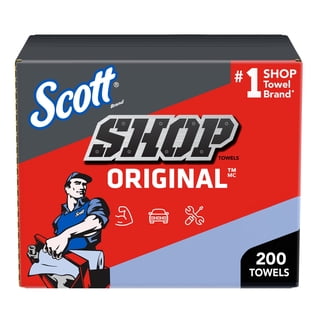 Scott Shop Towels Original, Pop-Up Dispenser Box 200 Sheets/Box