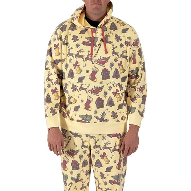 Dec. 25th Men's Holiday Fleece 2-Piece Hoodie & Jogger Set