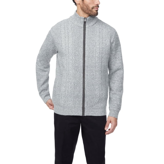 Dockers Men's Full Zip Sweater