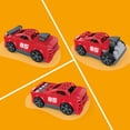 thumbnail image 3 of MEGA BLOKS Build & Go Race Car Block Toy with Rolling Wheels, 26 pc., 3 of 6