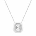 thumbnail image 8 of Multiple Cut Lab White Sapphire Pendant and Earring Set in Sterling Silver, 8 of 8