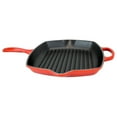 thumbnail image 1 of Le Creuset Signature Square Cast Iron Skillet Grill, 1 of 4