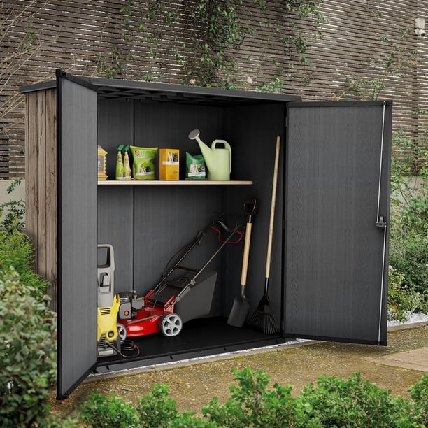 Keter Signature Collection Vertical XL Resin Outdoor Storage Shed