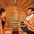 thumbnail image 8 of Backyard Discovery 2-4 Person Outdoor Barrel Sauna with Electric Heater & Glass Door, 8 of 14