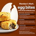 thumbnail image 2 of Member's Mark Steak and Mushroom Egg Bites, 5 packages of 2, Refrigerated, 21oz, 2 of 5