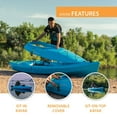 thumbnail image 8 of Lifetime Emotion Cabrio 110 Glacier Blue Hybrid Kayak, 8 of 12