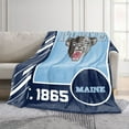 thumbnail image 2 of Logo Brands Maine Black Bears 60"x70" Super Plush Blanket, 2 of 6