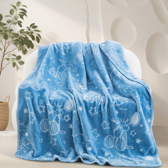 Kids Licensed Ultra Plush Embossed Throw, 50" x 60"