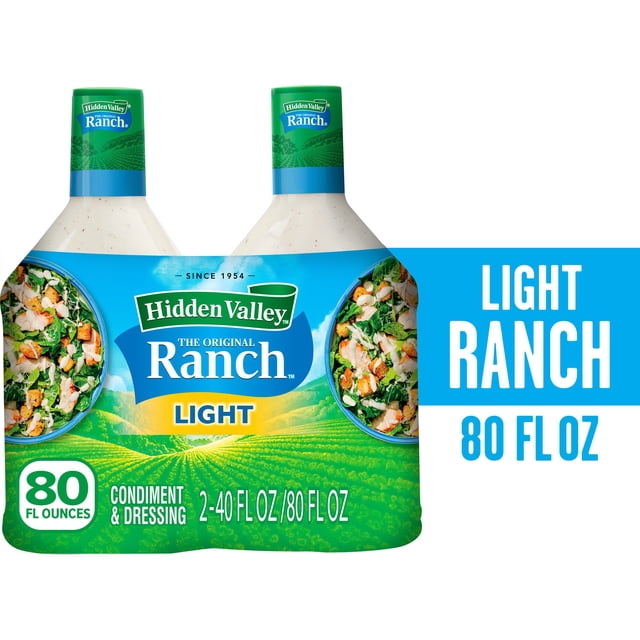 Hidden Valley Light Ranch Dressing, 40 oz., 2 pk.