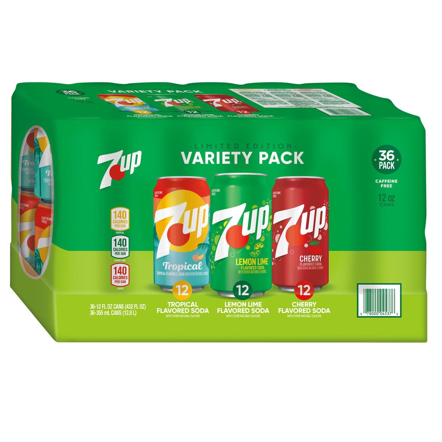 7UP Summer Variety Pack, 12 fl. oz., 36 pk. - Samsclub.com