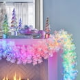 thumbnail image 1 of Member's Mark 9' Pre-Lit Color Changing Tinsel Garland, 1 of 5