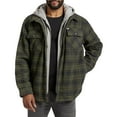 thumbnail image 4 of Lee Men's Sherpa Bonded Flannel Shacket, 4 of 9