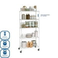 thumbnail image 6 of Seville Classics 5-Tier Steel Wire Shelving, 36” W x 14” D x 75.5” H, 6 of 10