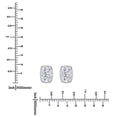 thumbnail image 4 of Lab Created Diamond Cushion Cut Diamond Stud Earrings, 4 of 4