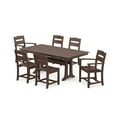 thumbnail image 3 of POLYWOOD Gulf Shores Farmhouse Trestle Dining Set, 7pc, 3 of 11