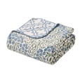 thumbnail image 2 of Tahari Home Reversible Printed Plush Throws, 50" x 60", 2 of 5