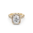 thumbnail image 1 of 3.70 CT.T.W. Lab Created Cushion Cut Diamond Ring in 18K Gold, 1 of 3