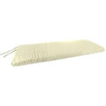 thumbnail image 1 of Sunbrella 48" x 18" Rectangular Knife Edge Outdoor Settee Swing Bench Cushion with Ties, Choose Color, 1 of 7