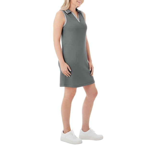 piquant women s club dress PUMA Women's 30904 Sleeveless Pique Golf Dress, XS, Warm White