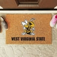 thumbnail image 2 of Logo Brands West Virginia State Yellow Jackets Doormat, 2 of 5