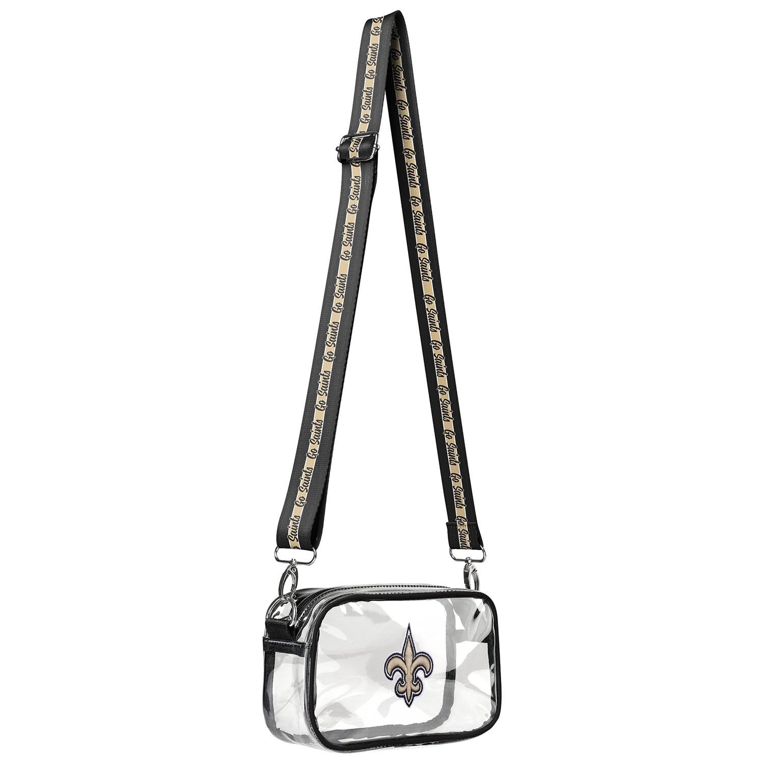 New Orleans Saints Clear Crossbody Bag